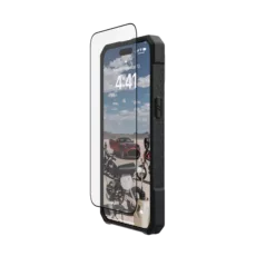 UAG รุ่น Glass Screen Shield Plus - ฟิล์มกระจก iPhone 14 Pro Max - สี Clear Black