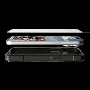 UAG รุ่น Glass Screen Shield Plus - ฟิล์มกระจก iPhone 14 Plus - สี Clear Black 9 UAG รุ่น Glass Screen Shield Plus - ฟิล์มกระจก iPhone 14 Plus - สี Clear Black