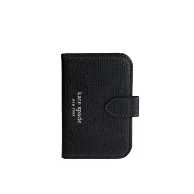 Kate Spade New York รุ่น Morgan Magnetic Wallet - ที่เก็บบัตรติดหลังมือถือ - สี Black