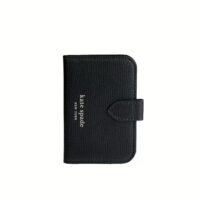 Kate Spade New York รุ่น Morgan Magnetic Wallet - ที่เก็บบัตรติดหลังมือถือ - สี Black