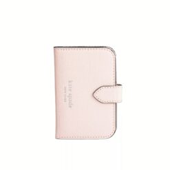 Kate Spade New York รุ่น Morgan Magnetic Wallet - ที่เก็บบัตรติดหลังมือถือ - สี Chalk Pink