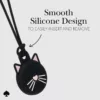 Kate Spade New York รุ่น Silicone - เคส Airtag - ลาย Black Cat