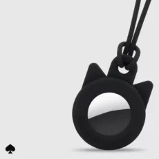 Kate Spade New York รุ่น Silicone - เคส Airtag - ลาย Black Cat