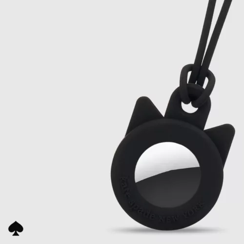 Kate Spade New York รุ่น Silicone - เคส Airtag - ลาย Black Cat