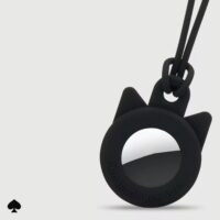 Kate Spade New York รุ่น Silicone - เคส Airtag - ลาย Black Cat