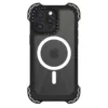 Casetify รุ่น Ultra Bounce Case with MagSafe - เคส iPhone 15 Pro Max - สี Clear Black