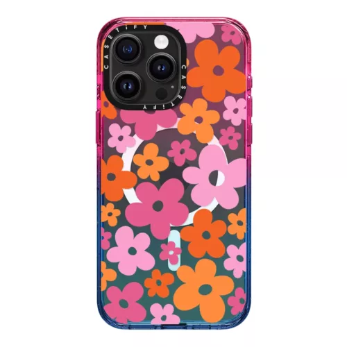 Casetify รุ่น Impact Case with MagSafe - เคส iPhone 15 Pro Max - ลาย Abstract Florals