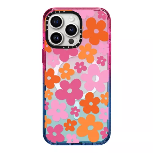 Casetify รุ่น Impact Case with MagSafe - เคส iPhone 15 Pro Max - ลาย Abstract Florals