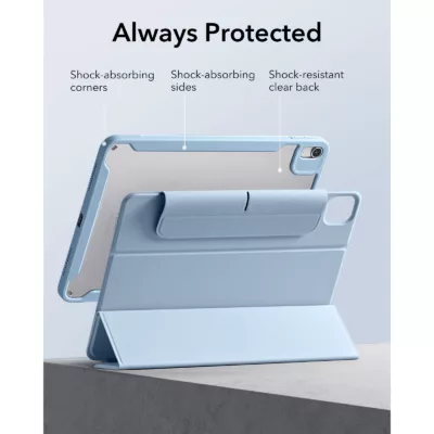 ESR รุ่น Rebound Hybrid 360 - เคส iPad Air 11" (2025/2024), iPad Air 10.9" (5th/4th Gen) - สี Sky Blue