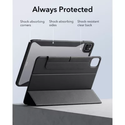 ESR รุ่น Rebound Hybrid 360 - เคส iPad Pro 13" (7th/2024) - สี Black