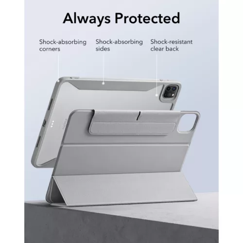 ESR รุ่น Rebound Hybrid 360 - เคส iPad Pro 11" (5th/2024) - สี Grey