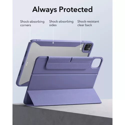 ESR รุ่น Rebound Hybrid 360 - เคส iPad Pro 11" (5th/2024) - สี Lavender