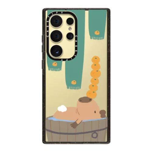 Casetify รุ่น Impact Case - เคส Galaxy S24 Ultra - ลาย Bathing Capybara