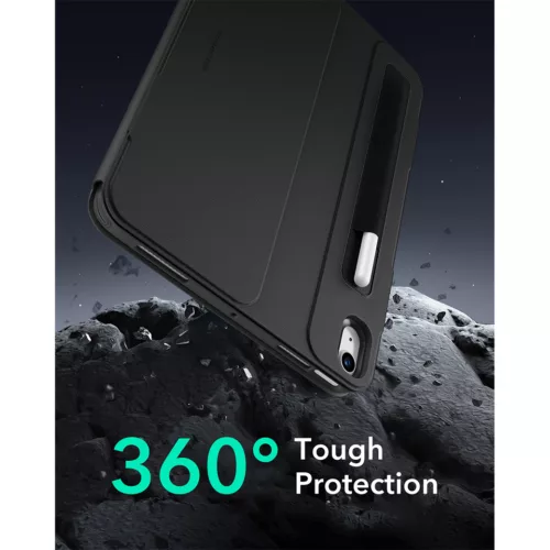 ESR รุ่น Shift Magnetic - เคส iPad Air 11" (2025/2024), iPad Air 10.9" (5th/4th Gen) - สี Black