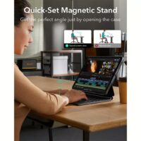 ESR รุ่น Rebound Magnetic Keyboard Case 360 - เคส iPad Pro 13" (7th/2024) - คีย์บอร์ด US English - สี Charcoal Grey