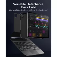 ESR รุ่น Rebound Magnetic Keyboard Case 360 - เคส iPad Pro 13" (7th/2024) - คีย์บอร์ด US English - สี Charcoal Grey