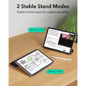 ESR รุ่น Rebound Magnetic - เคส iPad Air 11" (2025/2024), iPad Air 10.9" (5th/4th Gen), iPad Pro 11" (1st Gen) - สี Black