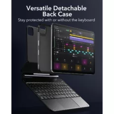 ESR รุ่น Rebound Magnetic Keyboard Case 360 - เคส iPad Air 11" (2025/2024), iPad Air 10.9" (5th/4th Gen), iPad Pro 11" (4th-1st Gen) - สี Black (US Layout)