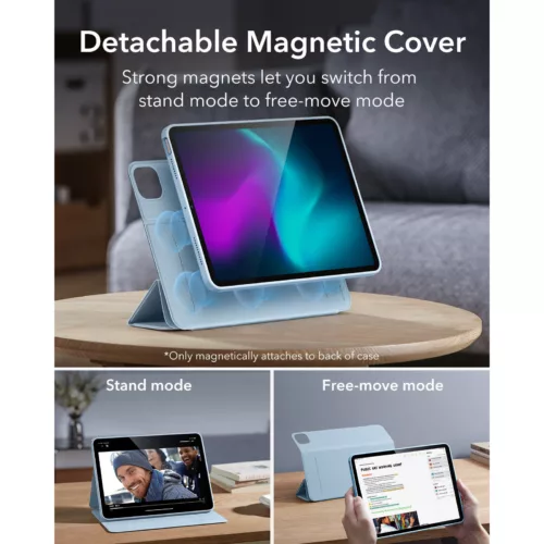 ESR รุ่น Rebound Hybrid 360 - เคส iPad Air 11" (2025/2024), iPad Air 10.9" (5th/4th Gen) - สี Sky Blue
