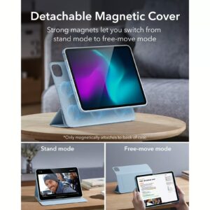 ESR รุ่น Rebound Hybrid 360 - เคส iPad Air 11" (2025/2024), iPad Air 10.9" (5th/4th Gen) - สี Sky Blue