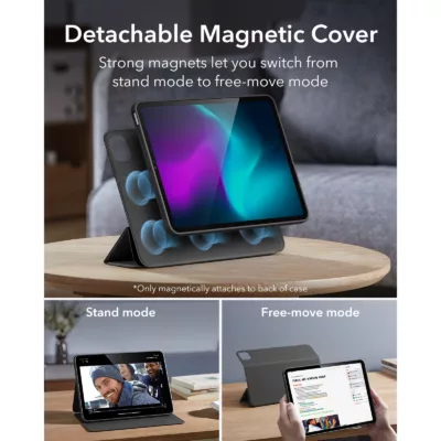 ESR รุ่น Rebound Hybrid 360 - เคส iPad Air 13" (2025/2024) - สี Black