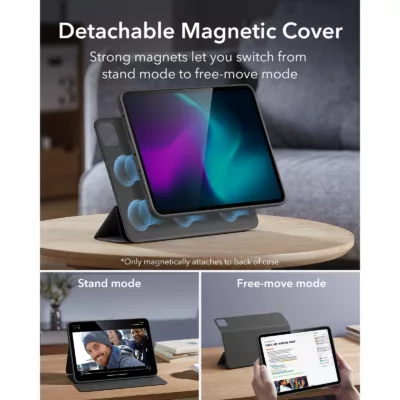 ESR รุ่น Rebound Hybrid 360 - เคส iPad Pro 13" (7th/2024) - สี Black