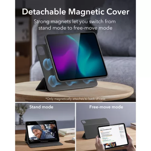 ESR รุ่น Rebound Hybrid 360 - เคส iPad Pro 11" (5th/2024) - สี Black