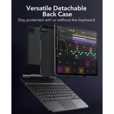 ESR รุ่น Rebound Magnetic Keyboard Case 360 - เคส iPad Air 13" (2025/2024) - คีย์บอร์ด US English - สี Charcoal Grey