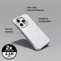 Casetify รุ่น Ripple Case - เคส iPhone 15 Pro Max - สี White