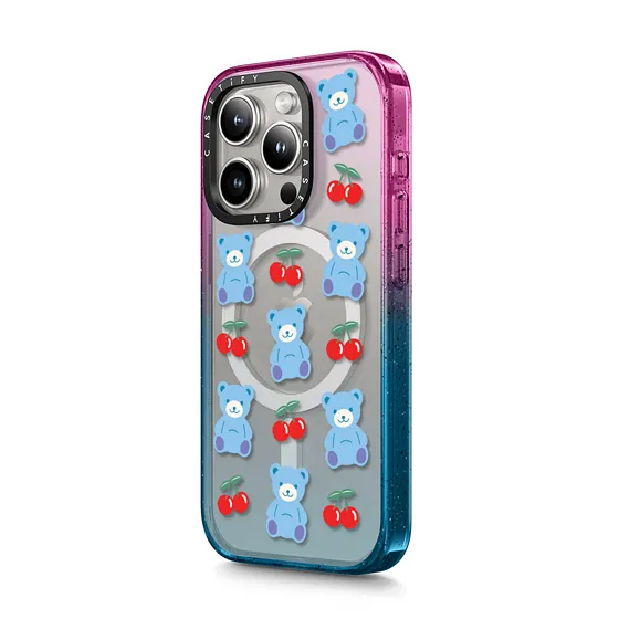 Casetify รุ่น Impact Case with MagSafe - เคส iPhone 15 Pro Max - ลาย Cherrie Bear