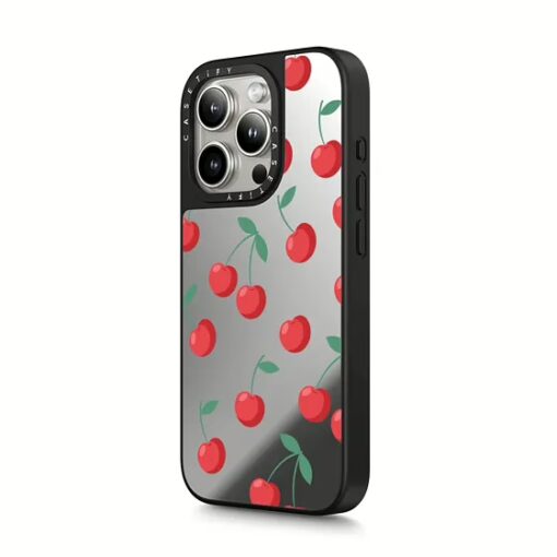 Casetify รุ่น Mirror Case with MagSafe - เคส iPhone 15 Pro Max - ลาย Cherrie - Image 5