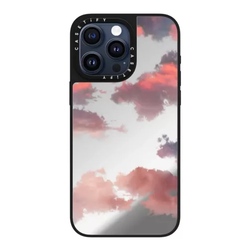 Casetify รุ่น Mirror Case with MagSafe - เคส iPhone 15 Pro Max - ลาย Clouds Print