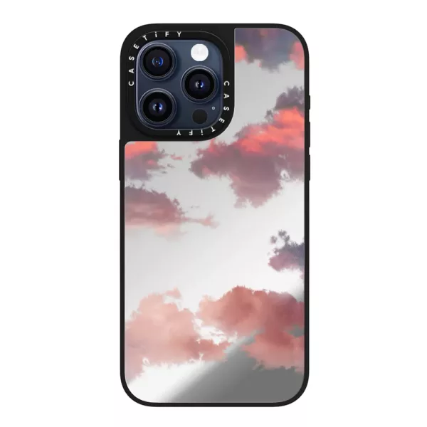 Casetify รุ่น Mirror Case with MagSafe - เคส iPhone 15 Pro Max - ลาย Clouds Print