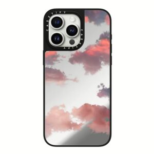 Casetify รุ่น Mirror Case with MagSafe - เคส iPhone 15 Pro Max - ลาย Clouds Print