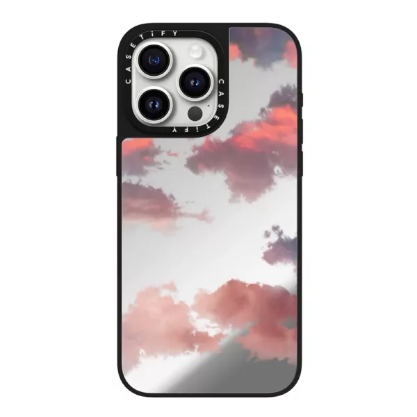 Casetify รุ่น Mirror Case with MagSafe - เคส iPhone 15 Pro Max - ลาย Clouds Print