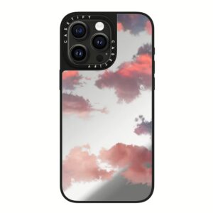 Casetify รุ่น Mirror Case with MagSafe - เคส iPhone 15 Pro Max - ลาย Clouds Print