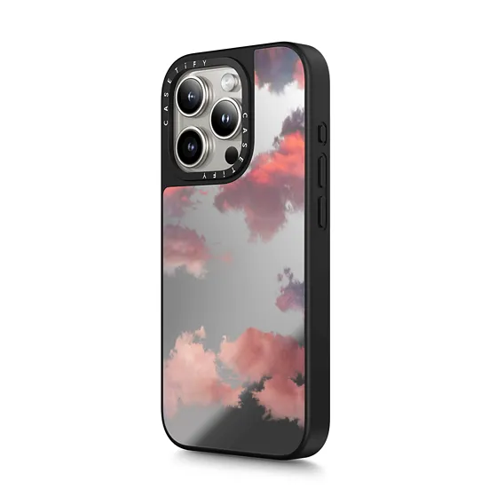 Casetify รุ่น Mirror Case with MagSafe - เคส iPhone 15 Pro Max - ลาย Clouds Print