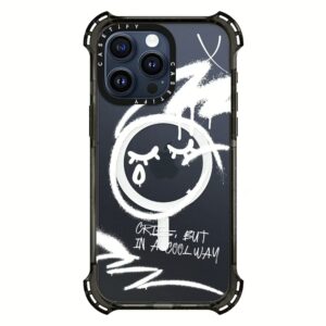 Casetify รุ่น Bounce Case with MagSafe - เคส iPhone 15 Pro Max - ลาย Cries, but in a cool way