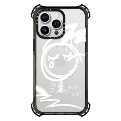 Casetify รุ่น Bounce Case with MagSafe - เคส iPhone 15 Pro Max - ลาย Cries, but in a cool way