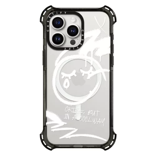 Casetify รุ่น Bounce Case with MagSafe - เคส iPhone 15 Pro Max - ลาย Cries, but in a cool way