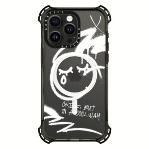 Casetify รุ่น Bounce Case with MagSafe - เคส iPhone 15 Pro Max - ลาย Cries, but in a cool way