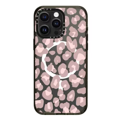 Casetify รุ่น Impact Case with MagSafe - เคส iPhone 15 Pro Max - ลาย Dusty Pink Leopard 9 Casetify รุ่น Impact Case with MagSafe - เคส iPhone 15 Pro Max - ลาย Dusty Pink Leopard