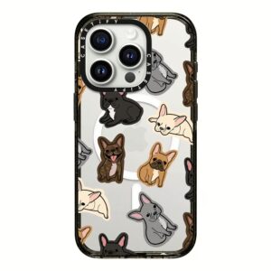 Casetify รุ่น Impact Case with MagSafe - เคส iPhone 15 Pro - ลาย EXCUSE MY FRENCHIE
