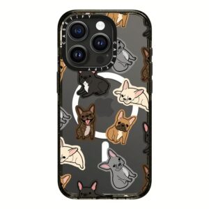 Casetify รุ่น Impact Case with MagSafe - เคส iPhone 15 Pro - ลาย EXCUSE MY FRENCHIE