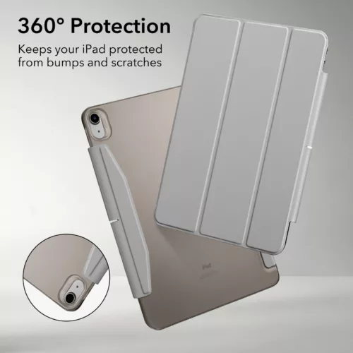 ESR รุ่น Ascend Trifold - เคส iPad Air 11" (2025/2024), iPad Air 10.9" (5th/4th Gen) - สี Grey