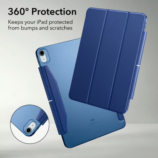 ESR รุ่น Ascend Trifold - เคส iPad Air 11" (2025/2024), iPad Air 10.9" (5th/4th Gen) - สี Dark Blue - Image 3