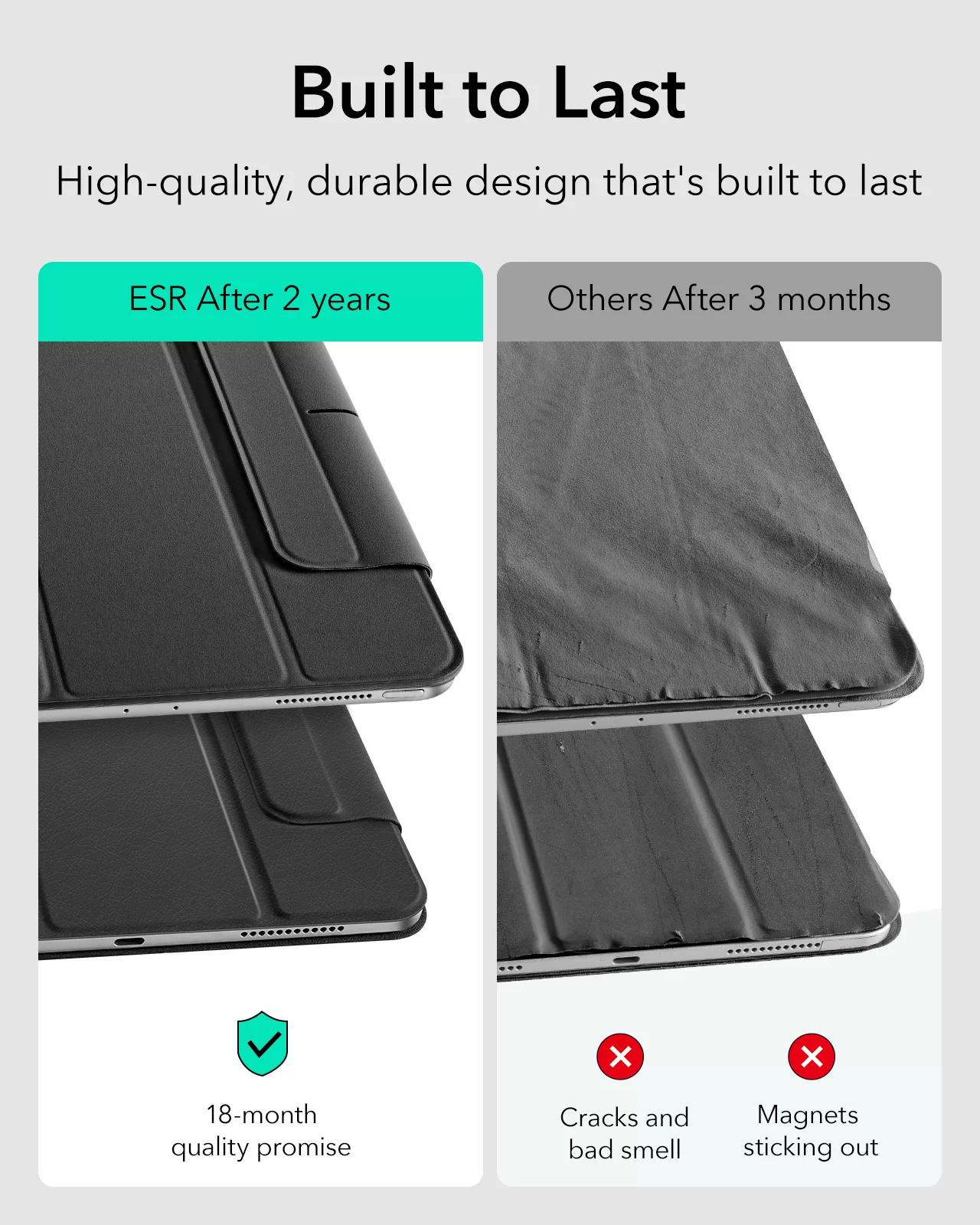 ESR รุ่น Rebound Magnetic - เคส iPad Pro 13" (7th/2024) - สี Black 17 ESR รุ่น Rebound Magnetic - เคส iPad Pro 13" (7th/2024) - สี Black