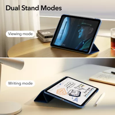 ESR รุ่น Ascend Trifold - เคส iPad Air 11" (2025/2024), iPad Air 10.9" (5th/4th Gen) - สี Dark Blue