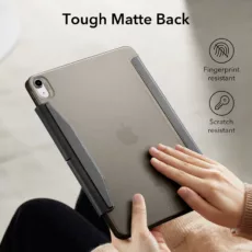ESR รุ่น Ascend Trifold - เคส iPad Air 11" (2025/2024), iPad Air 10.9" (5th/4th Gen) - สี Frosted Black