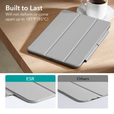 ESR รุ่น Ascend Trifold - เคส iPad Air 11" (2025/2024), iPad Air 10.9" (5th/4th Gen) - สี Grey